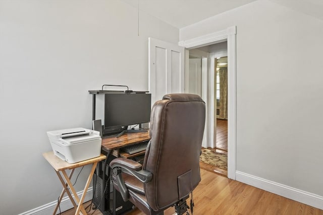 40 By St, Lowell, MA 01850 - office with light wood-style flooring and baseboards