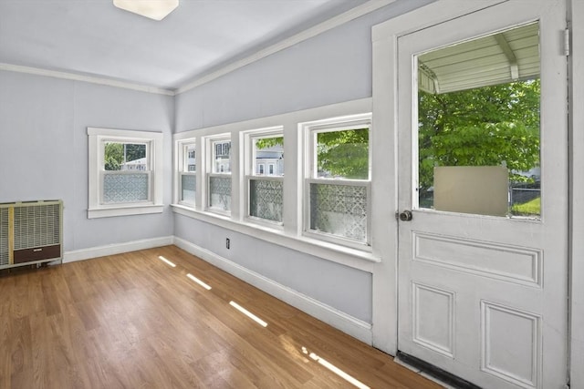 40 By St, Lowell, MA 01850 - unfurnished sunroom featuring heating unit