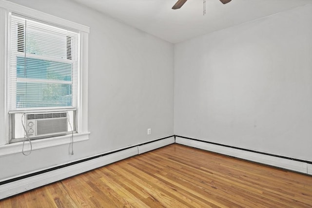 40 By St, Lowell, MA 01850 - empty room featuring a ceiling fan and wood finished floors