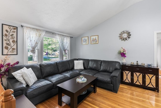 206 Cordaville Rd, Southborough, MA 01772 - living area featuring lofted ceiling and light wood-style floors