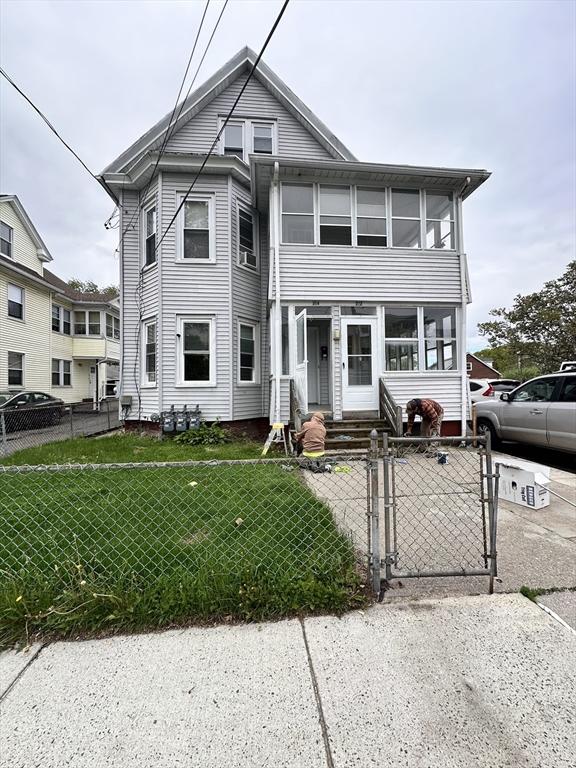 multi unit property with a gate