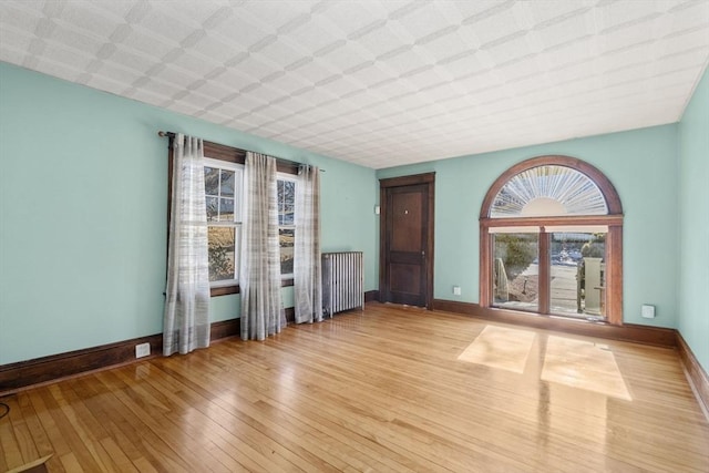 interior space featuring light hardwood / wood-style floors