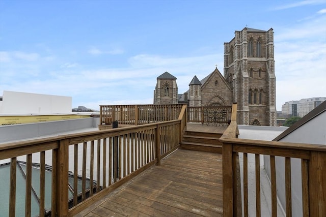 1411 Washington St Unit 4, Boston, MA 02118 - view of wooden terrace