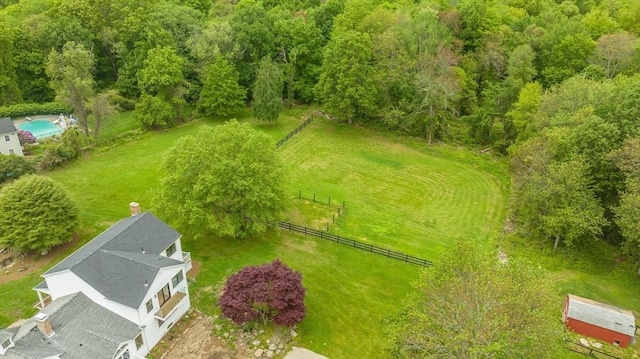 6 Hitching Post Ln, Wilbraham, MA 01095 - aerial view of property and surrounding area