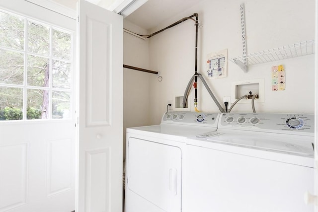 7 Langdon Rd, Natick, MA 01760 - laundry room featuring separate washer and dryer and plenty of natural light