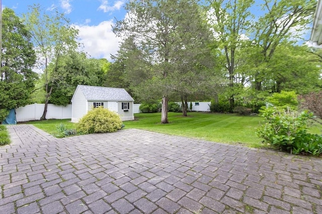 7 Langdon Rd, Natick, MA 01760 - view of patio with an outbuilding