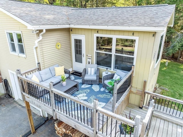 14 Mossman Rd, Westminster, MA 01473 - wooden deck featuring outdoor lounge area