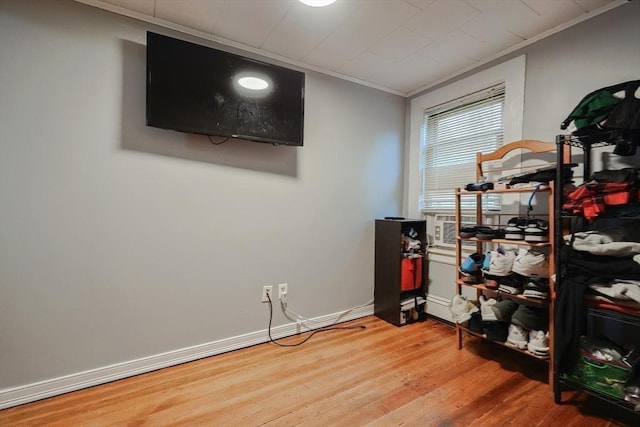 storage area featuring cooling unit