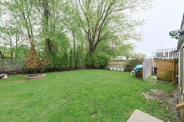 view of yard