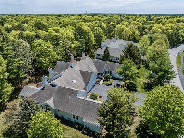 9 Longwood Rd Unit 239, Mashpee, MA 02649 - view from above of property with a forest