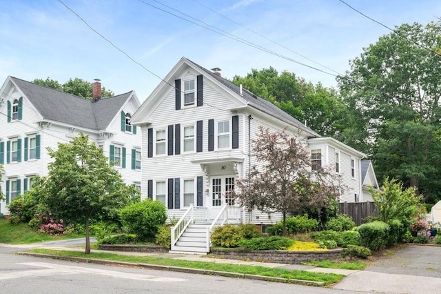 30 Oakland St Unit 2, Newburyport, MA 01950 - view of front of property with a chimney