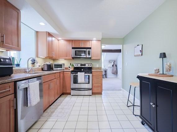 14 Shaw Farm Rd Unit 14, Canton, MA 02021 - kitchen featuring stainless steel appliances and recessed lighting