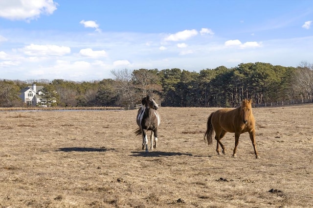 view of home's community with a rural view