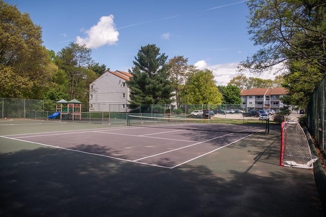 1610 Franklin Crossing Rd Unit 1610, Franklin, MA 02038 - view of tennis court with community basketball court