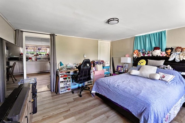 34 Worcester Rd, Charlton, MA 01507 - bedroom featuring an office area and light wood-style floors