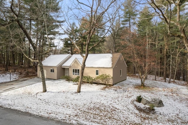 view of front of home