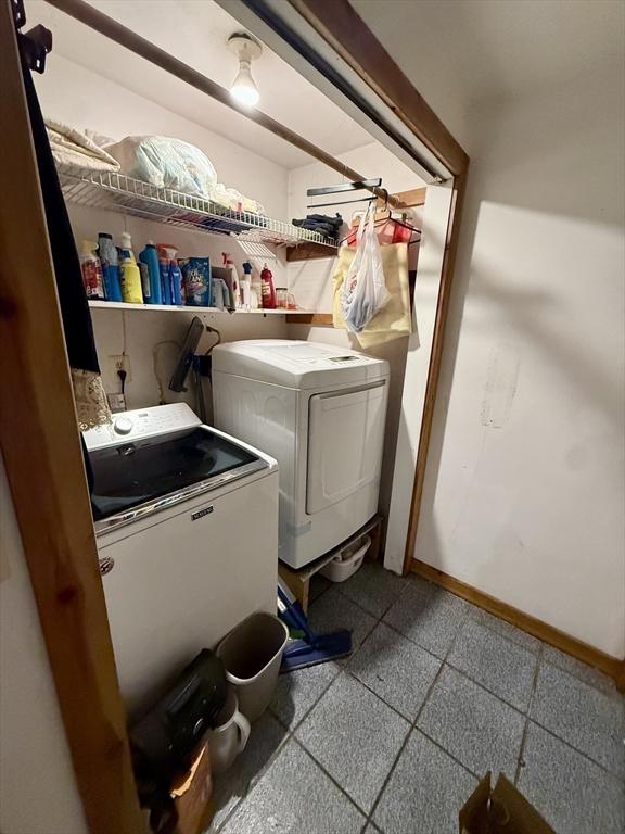 23 Partridge Hill Rd, Dudley, MA 01571 - laundry room with washer and dryer and baseboards