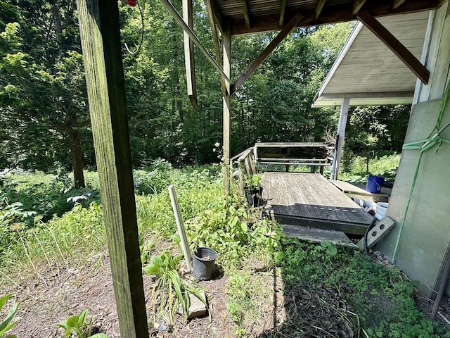 23 Partridge Hill Rd, Dudley, MA 01571 - view of yard with a deck