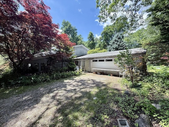 23 Partridge Hill Rd, Dudley, MA 01571 - view of yard featuring a garage and driveway
