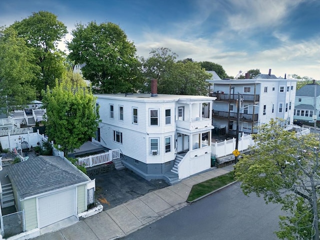 6-8 Carlton, Lynn, MA 01902 - view of building exterior with a garage