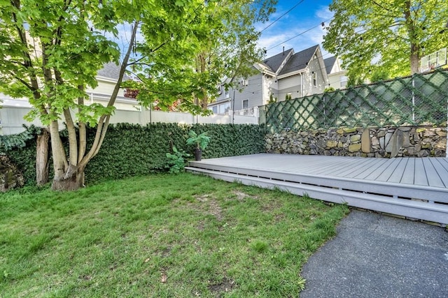 6-8 Carlton, Lynn, MA 01902 - view of yard featuring a deck