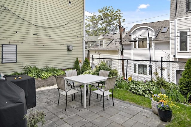 414 Sumner St Unit 1, Boston, MA 02128 - view of patio featuring outdoor dining space