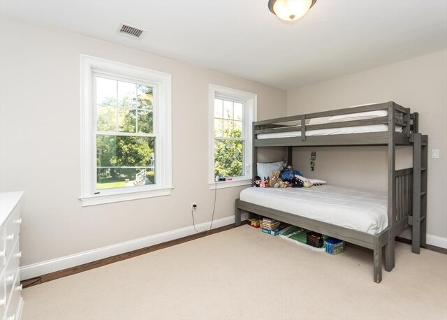 bedroom with baseboards