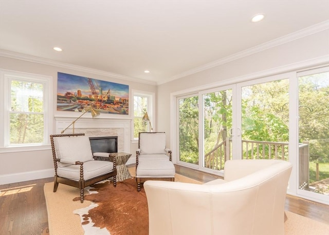 sunroom / solarium featuring healthy amount of natural light