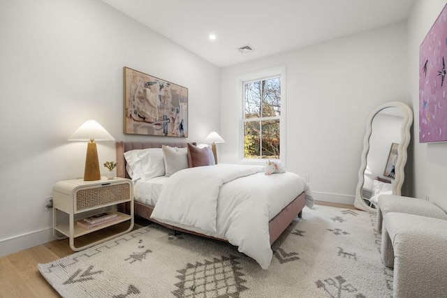 44 Robeson St Unit 44B, Boston, MA 02130 - bedroom with wood finished floors, baseboards, and recessed lighting