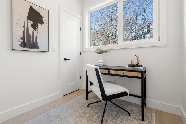 44 Robeson St Unit 44B, Boston, MA 02130 - office featuring wood finished floors and baseboards