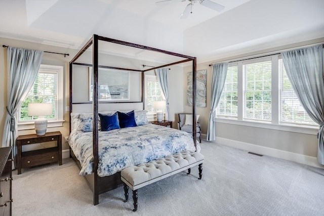 11 Teal Cir, Mashpee, MA 02649 - bedroom with carpet floors, multiple windows, and a ceiling fan