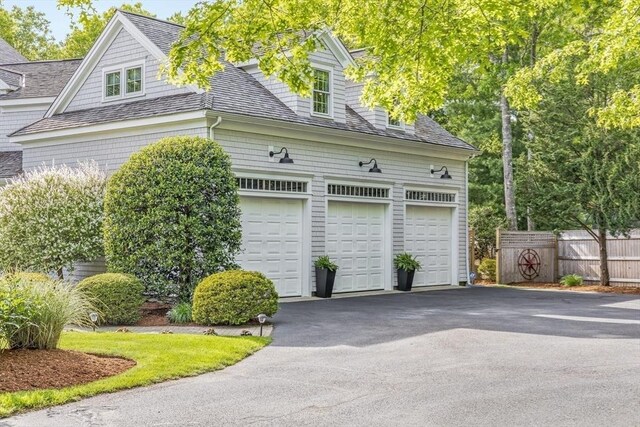 11 Teal Cir, Mashpee, MA 02649 - garage with asphalt driveway