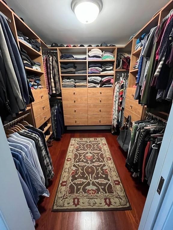 150 Sagamore St, Hamilton, MA 01982 - walk in closet with dark wood-type flooring
