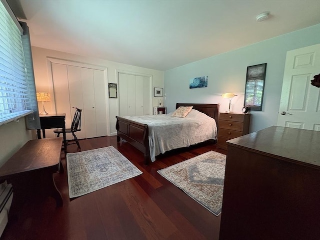 150 Sagamore St, Hamilton, MA 01982 - bedroom featuring dark wood finished floors and multiple closets
