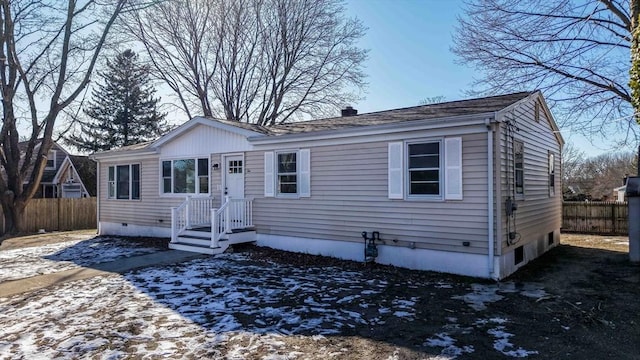 view of front of house