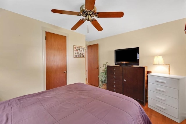 76 Regal St, Springfield, MA 01118 - bedroom featuring wood finished floors and ceiling fan