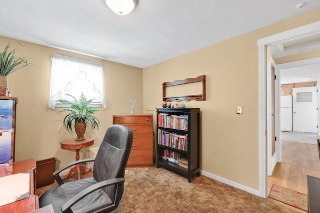 76 Regal St, Springfield, MA 01118 - office area with carpet flooring and baseboards
