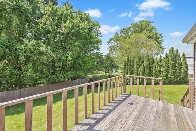 76 Regal St, Springfield, MA 01118 - view of wooden deck