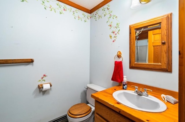 7 Hawthorne Dr, Southampton, MA 01073 - half bathroom with toilet and vanity