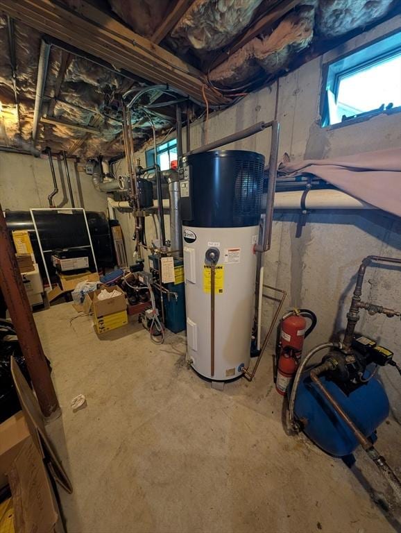 83 Haggerty Rd, Charlton, MA 01507 - below grade area featuring water heater