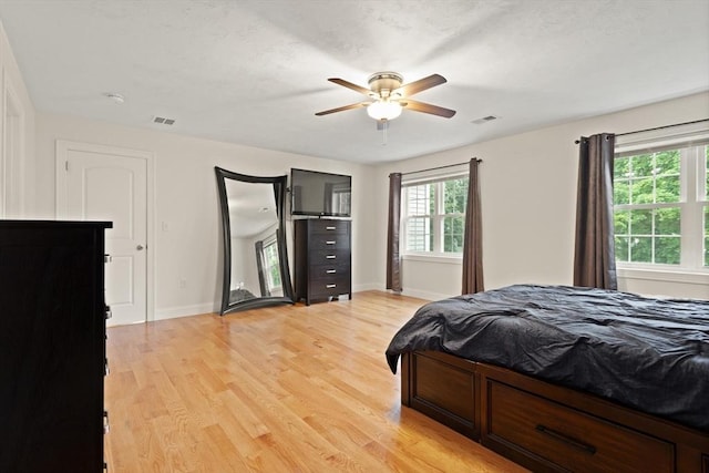 37 Leach Ave, Brockton, MA 02301 - bedroom featuring light wood-style flooring and ceiling fan
