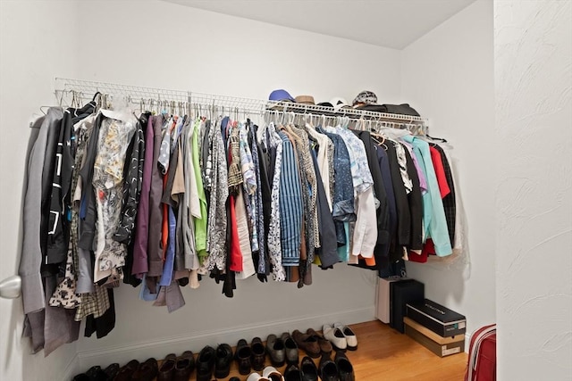 37 Leach Ave, Brockton, MA 02301 - walk in closet featuring wood finished floors
