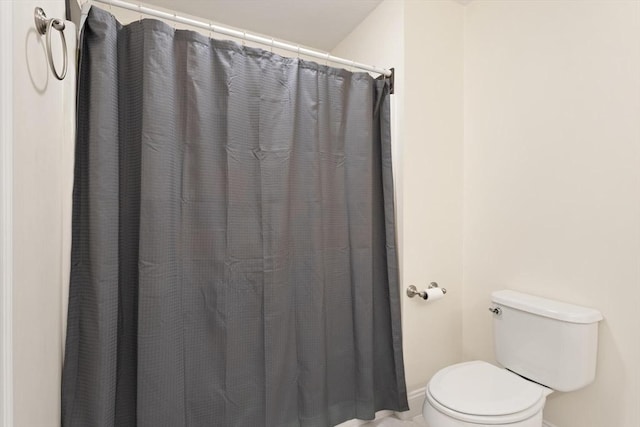 37 Leach Ave, Brockton, MA 02301 - bathroom featuring toilet and curtained shower