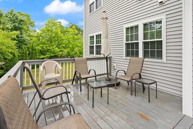 37 Leach Ave, Brockton, MA 02301 - view of wooden deck
