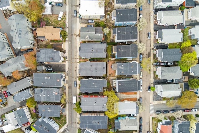 drone / aerial view featuring a residential view