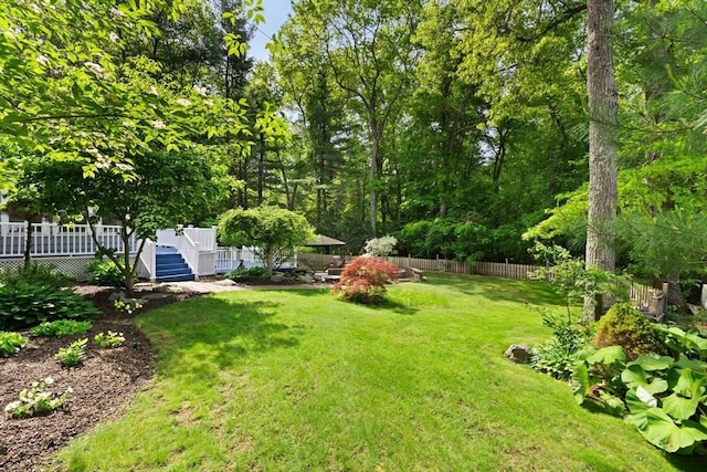 5-R Valeda, Rehoboth, MA 02769 - view of yard featuring a wooden deck