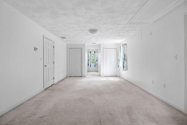 5 Campbell Rd, Middleton, MA 01949 - empty room with attic access, light colored carpet, and baseboards