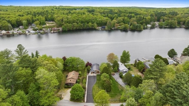 166 Klondike Rd, Dudley, MA 01571 - bird's eye view of a forest and a large body of water