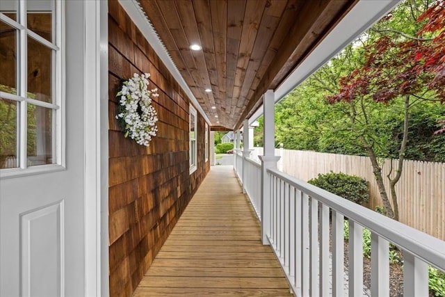 166 Klondike Rd, Dudley, MA 01571 - deck with fence