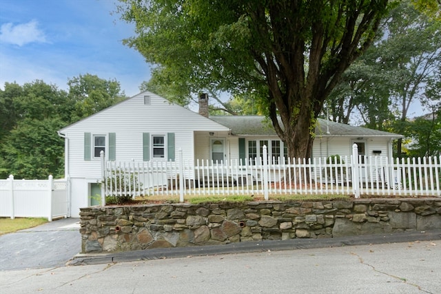 view of ranch-style house